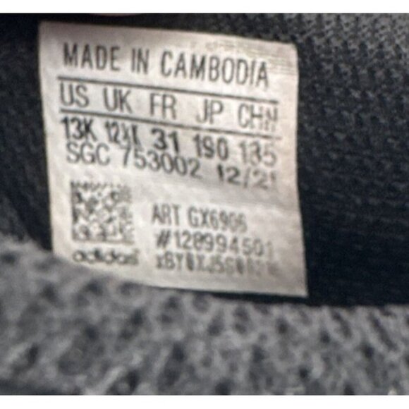 Adidas soccer Cleats kids Size 13 black blue pink, Cleats baseball Shoes - Picture 12 of 12